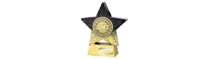 SUPERSTAR DANCE AWARD - 2 SIZES - 11CM & 14CM SUPERSTAR DANCE AWARD - 2 SIZES - 11CM & 14CM
